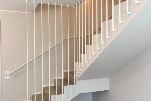 Ringhiera a tiranti in ferro